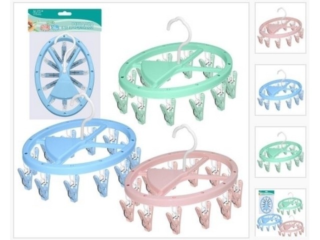 Вешалка с 12 прищепками FL75-36